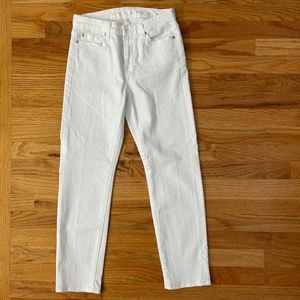 Kimmie white crop pants